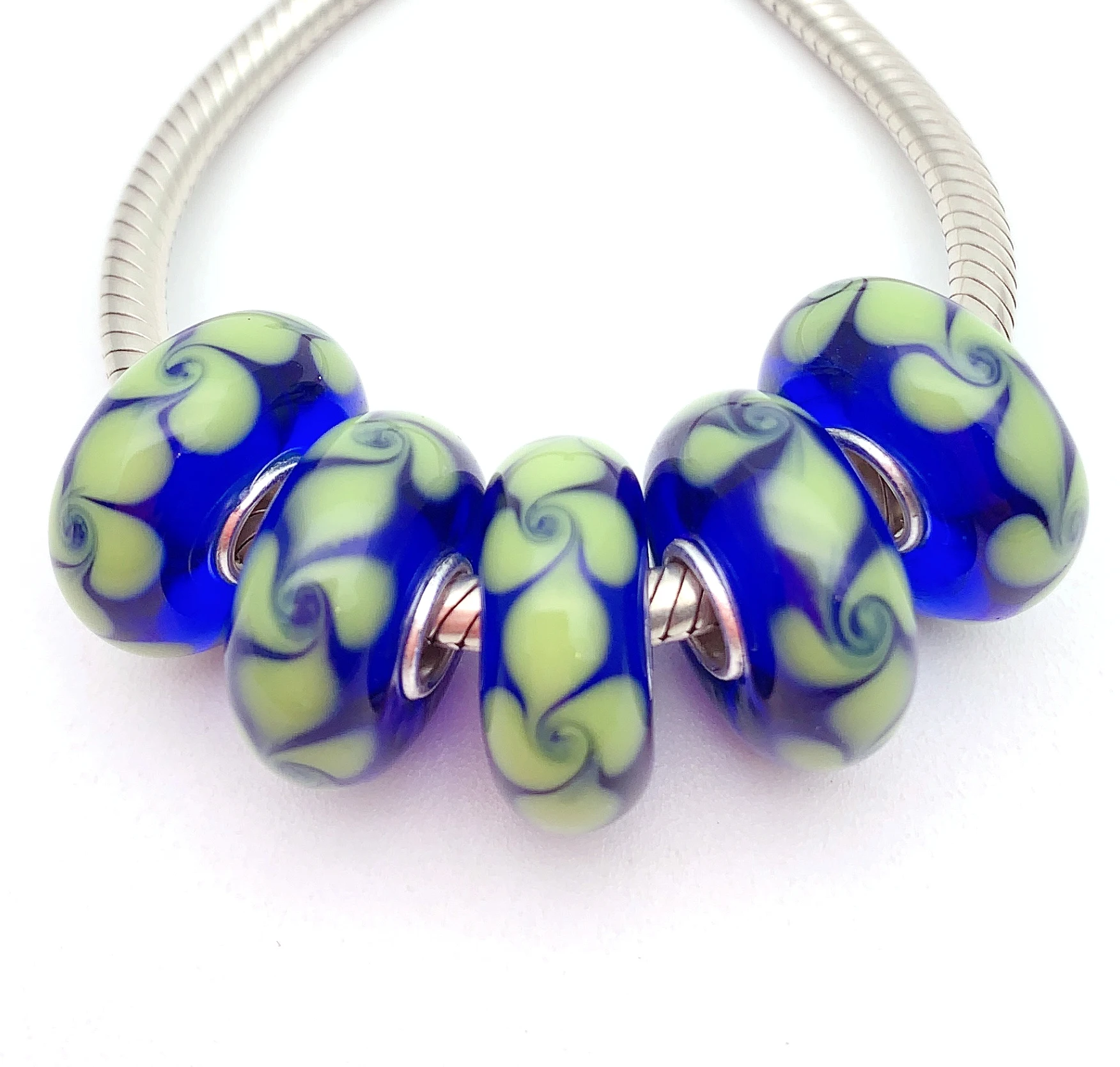 YG97 5X 100% Authenticity S925 Sterling Silver Beads Murano Glassbeads beads Fit European Charms Bracelet diy jewelry Lampwork
YG97 5X 100% Authenticity S925 Sterling Silver Beads Murano Glassbeads beads Fit European Charms Bracelet diy jewelry Lampwork