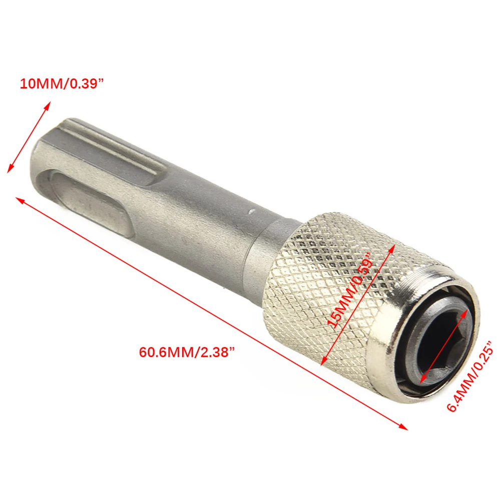 2pcs SDS Socket Adapter 1/4 Hex Shank Screwdriver Holder Drill Adapter Converter For Shank Drills Sockets Power Tool Accessories
2pcs SDS Socket Adapter 1/4 Hex Shank Screwdriver Holder Drill Adapter Converter For Shank Drills Sockets Power Tool Accessories