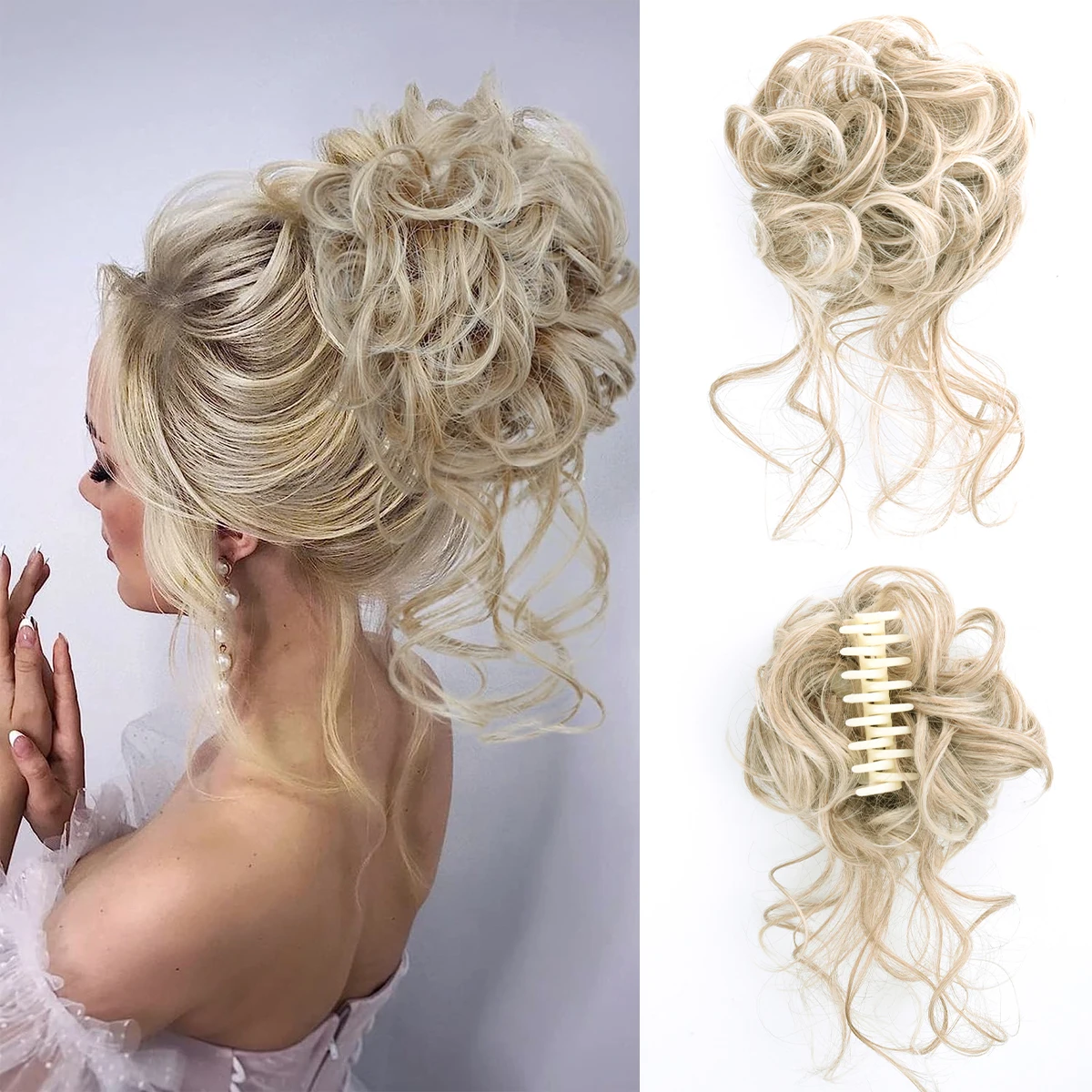 Synthetic Messy Straight Hair Bun Fluffy Claw Hair Bun Chignon Hair Extensions Scrunchy Wrap Updo False Hair Pieces For Women
Synthetic Messy Straight Hair Bun Fluffy Claw Hair Bun Chignon Hair Extensions Scrunchy Wrap Updo False Hair Pieces For Women