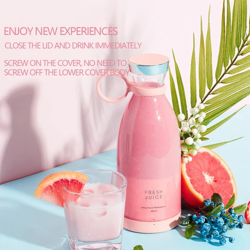 Blender Bottle Electric Juicer Machine Extractors Multifunction Portable Blender Vegetables Smoothie USB Fresh Juice Fruit
Blender Bottle Electric Juicer Machine Extractors Multifunction Portable Blender Vegetables Smoothie USB Fresh Juice Fruit
