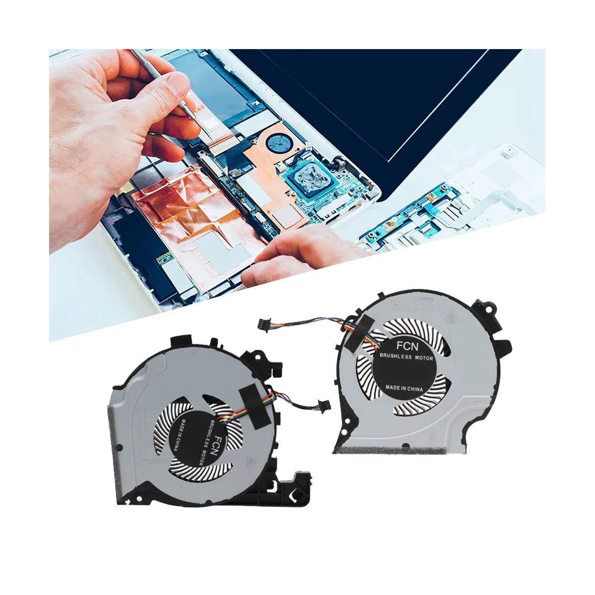 1 Pair Laptop CPU GPU Fan for HP PAVILION Shadow Wizard Generation 4 15-CX0068TX 15-CX 15-CX0058WM TPN-C133 Cooling Fan
1 Pair Laptop CPU GPU Fan for HP PAVILION Shadow Wizard Generation 4 15-CX0068TX 15-CX 15-CX0058WM TPN-C133 Cooling Fan