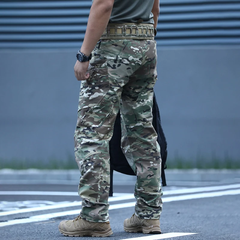 Men's Army Fans Outdoor Camo Combat Training Multiple-pockets Overalls Tactical Pants Military Cargo Pants Overalls
Men's Army Fans Outdoor Camo Combat Training Multiple-pockets Overalls Tactical Pants Military Cargo Pants Overalls