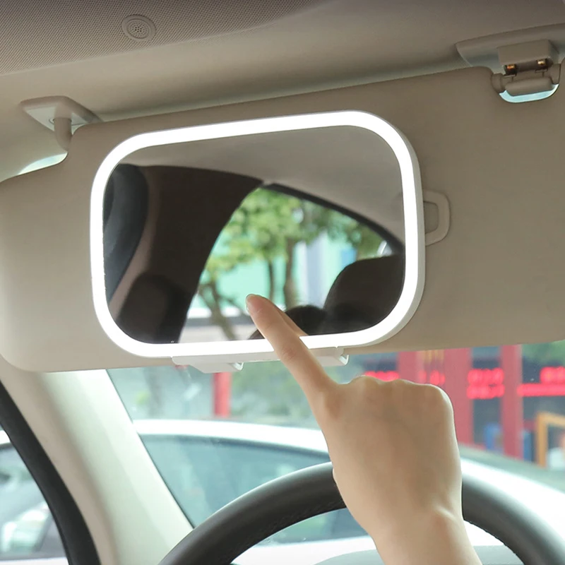 Car Led Makeup Mirror Car Sun Visor Vanity Mirror Led Touch 3 Lighting Mode Car Back Seat Rear Mirror Car Interior Accessories
Car Led Makeup Mirror Car Sun Visor Vanity Mirror Led Touch 3 Lighting Mode Car Back Seat Rear Mirror Car Interior Accessories