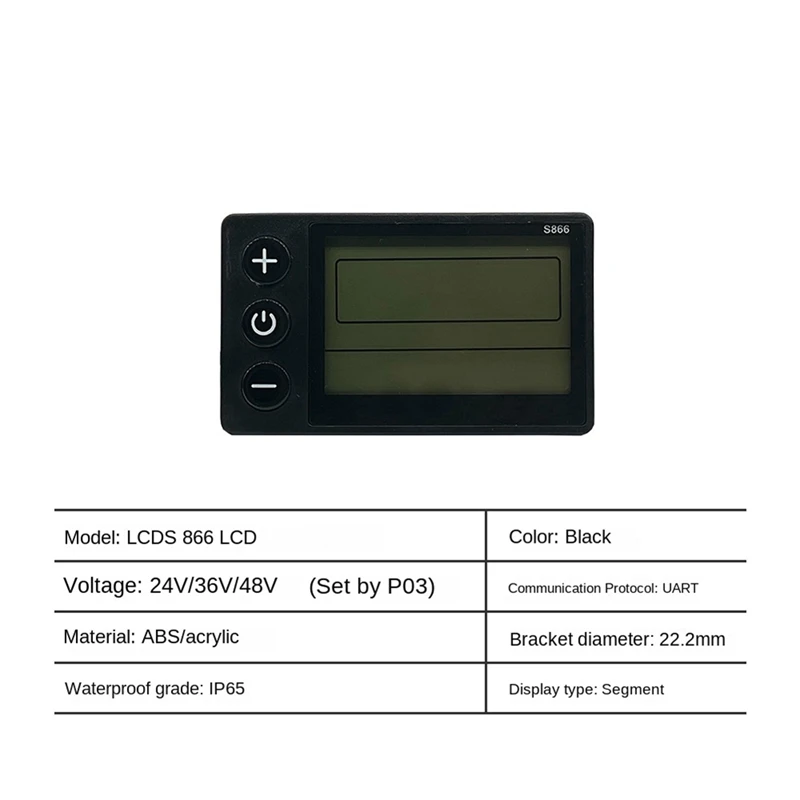 E-Bike 26A 500/750W SM Three Mode Brushless Controller With S866 Display For Electric Bicycle Tricycle
E-Bike 26A 500/750W SM Three Mode Brushless Controller With S866 Display For Electric Bicycle Tricycle