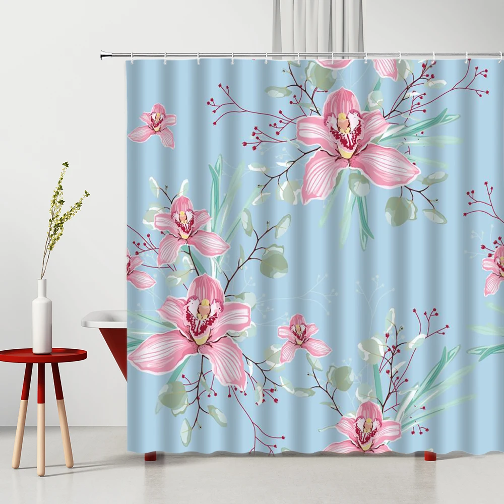 Small Fresh Floral Plant Shower Curtains Flower Leaves Animal Garden Bathroom Decor Screen Waterproof With Hooks Bath Curtain
Small Fresh Floral Plant Shower Curtains Flower Leaves Animal Garden Bathroom Decor Screen Waterproof With Hooks Bath Curtain