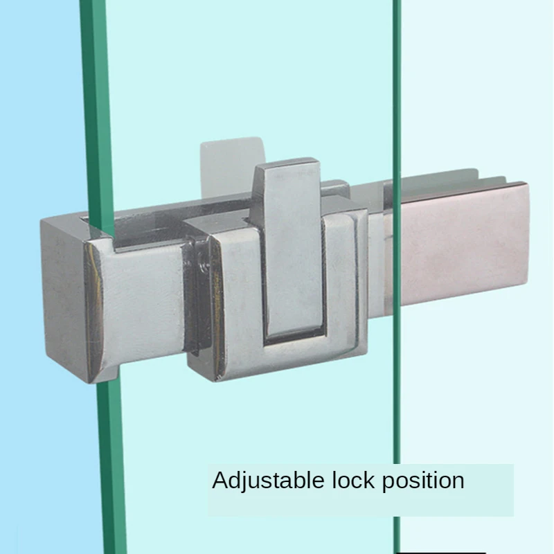 Bathroom Glass Door Lock Latch Lock U-Shaped Glass Door Lock Shower Room Sliding Gate Limiting Device Latch Catch
Bathroom Glass Door Lock Latch Lock U-Shaped Glass Door Lock Shower Room Sliding Gate Limiting Device Latch Catch