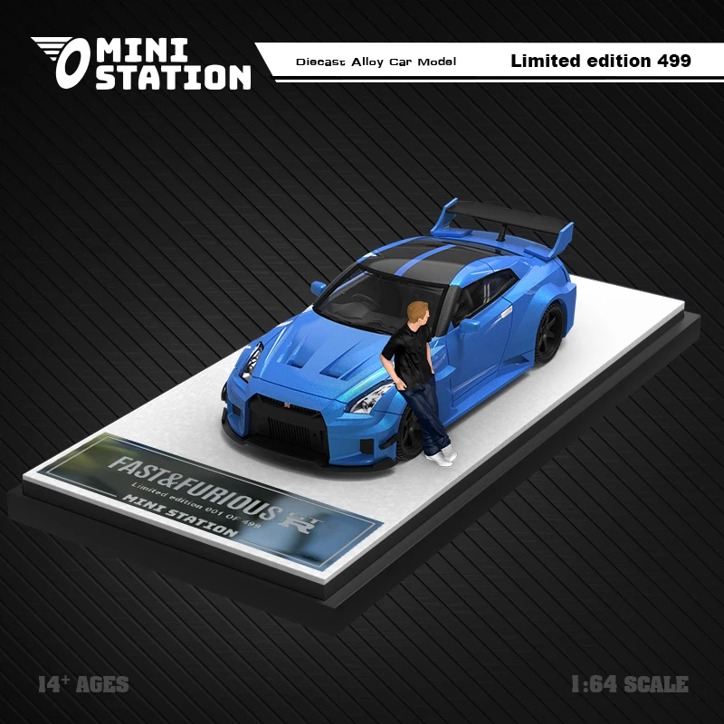 (Pre-Order) Mini Station 1:64 Fast & Furious Brian's GTR R35 3.0 TypeA / B / C limited499 Diecast Model Car
(Pre-Order) Mini Station 1:64 Fast & Furious Brian's GTR R35 3.0 TypeA / B / C limited499 Diecast Model Car