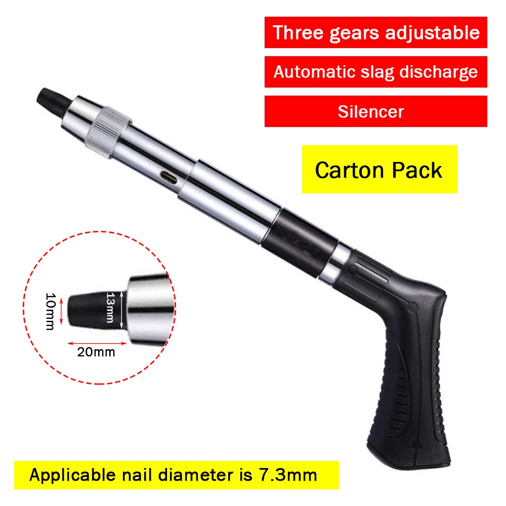 Steel Nail Gun Rivet Gun Concrete Wall Anchor Wire Slotting Device Decoration 3 Gears Adjustable Automatic Slag Rivet Tool
Steel Nail Gun Rivet Gun Concrete Wall Anchor Wire Slotting Device Decoration 3 Gears Adjustable Automatic Slag Rivet Tool