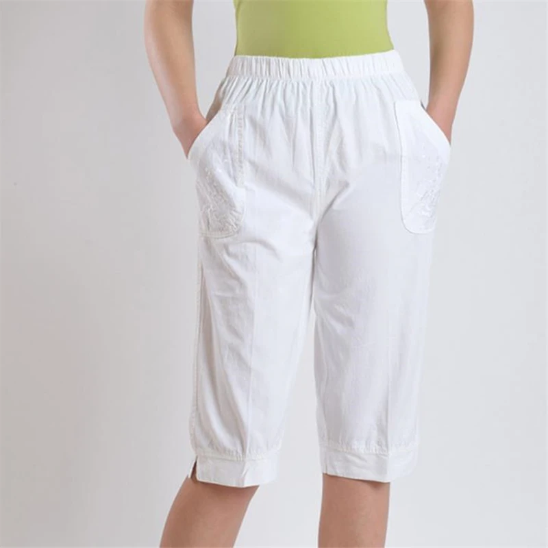Woman Summer Hot Sale High 100% Cotton Calf-Length Pants Female Summer Thin Breathable Trousers Lady Hot Sale Loose Capris
Woman Summer Hot Sale High 100% Cotton Calf-Length Pants Female Summer Thin Breathable Trousers Lady Hot Sale Loose Capris