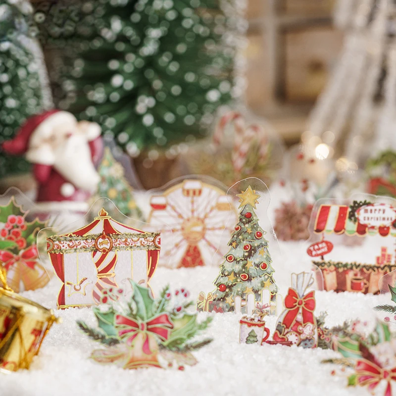 30Pcs DIY PET Waterproof Christmas Stickers Pack Diary Journal Festival Decor Santa Claus Bells Xmas Label Sticker Album Laptop
30Pcs DIY PET Waterproof Christmas Stickers Pack Diary Journal Festival Decor Santa Claus Bells Xmas Label Sticker Album Laptop