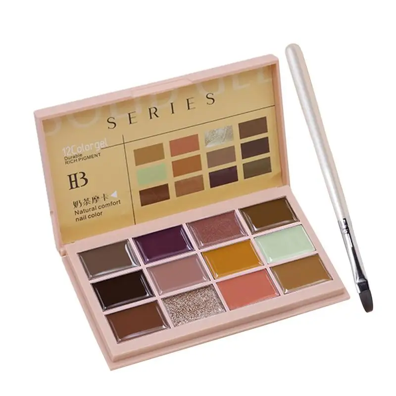 Набор гель-лаков для ногтей, 12 цветов, матовый
Набор гель-лаков для ногтей, 12 цветов, матовый