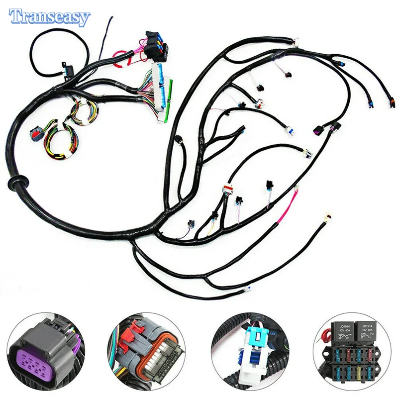 LS1-4L60E Wiring Harness Stand Alone For LS SWAPS DBC 4.8 5.3 6.0 97-06 98 99 00 4L60
LS1-4L60E Wiring Harness Stand Alone For LS SWAPS DBC 4.8 5.3 6.0 97-06 98 99 00 4L60