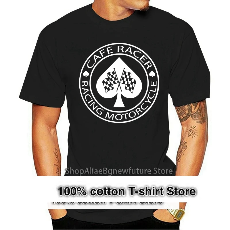Cafe Racer Racing Motorcycle Ace Of Spades T Shirt Graphic Novelty Cotton Spring Slim O-Neck Create New Fashion Shirt
Cafe Racer Racing Motorcycle Ace Of Spades T Shirt Graphic Novelty Cotton Spring Slim O-Neck Create New Fashion Shirt