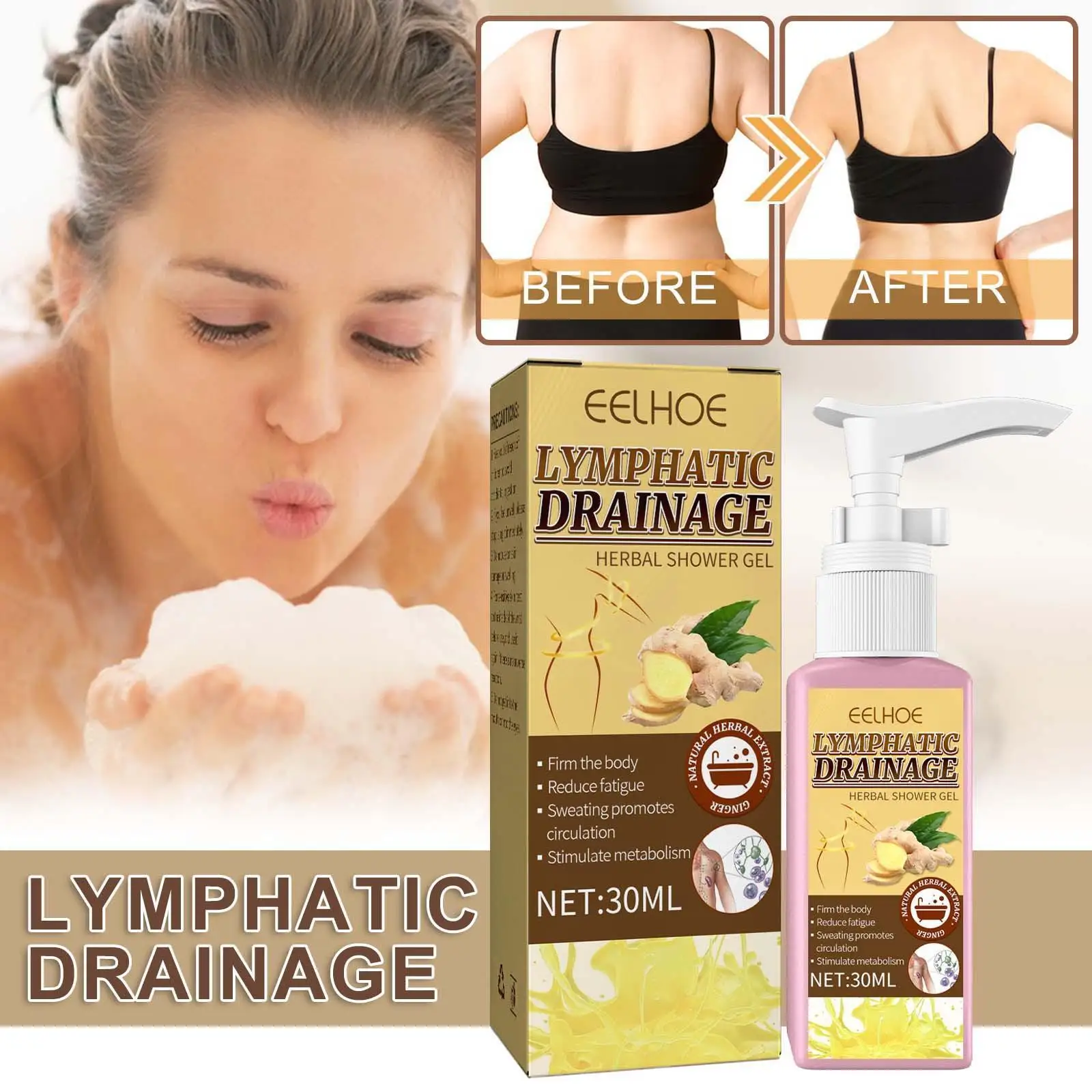 Lymphatic Drainage Shower Gel Ointment Scabies Mites Lotion And Skin Bath Sterilization Body Itching Care Fat Wash Whitenin G1R2
Lymphatic Drainage Shower Gel Ointment Scabies Mites Lotion And Skin Bath Sterilization Body Itching Care Fat Wash Whitenin G1R2