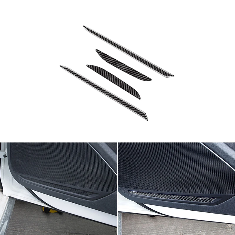 For Audi A4 B9 A4L 2017 2018 Carbon Fiber Car Speaker Sticker Door Panel Loudspeaker Cover Strips Trim
For Audi A4 B9 A4L 2017 2018 Carbon Fiber Car Speaker Sticker Door Panel Loudspeaker Cover Strips Trim