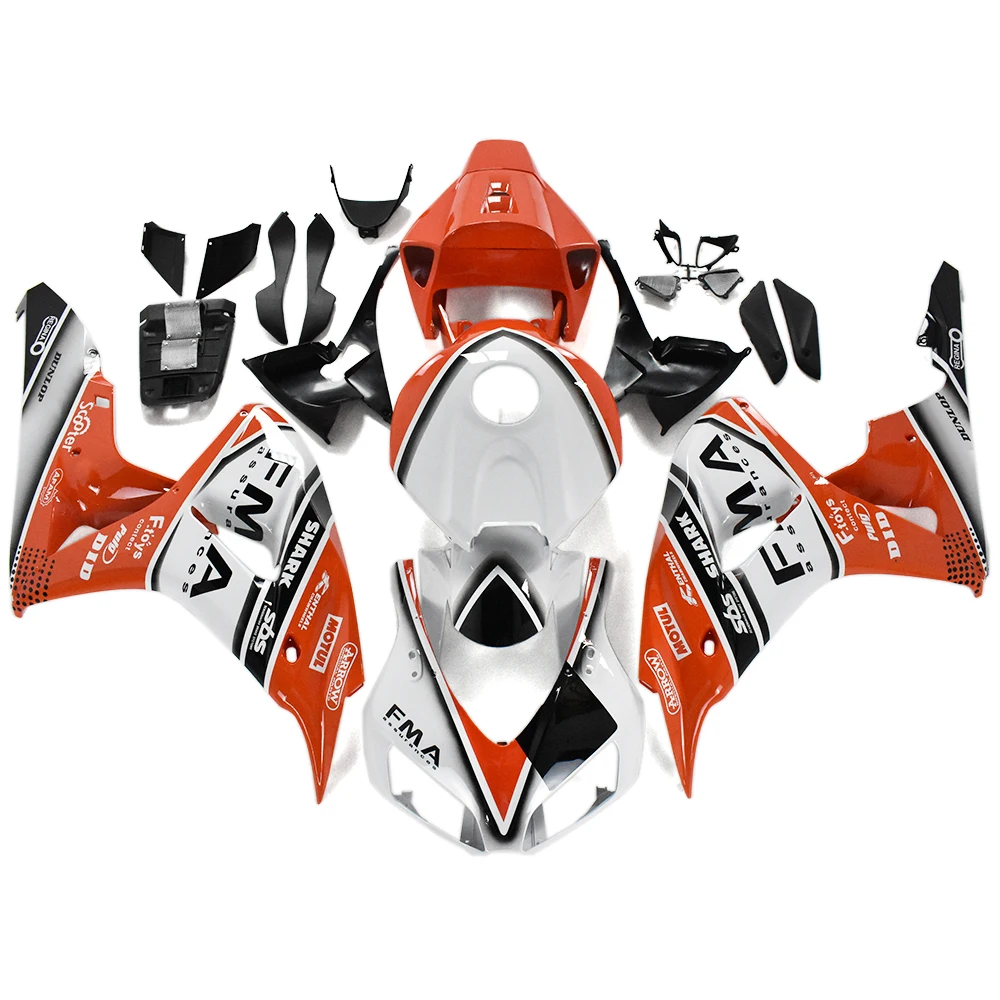 Motorcycle Fairings Kit Fit For HONDA CBR1000RR 2006 2007 06 07 Bodywork Set White Orange Injection Mold
Motorcycle Fairings Kit Fit For HONDA CBR1000RR 2006 2007 06 07 Bodywork Set White Orange Injection Mold
