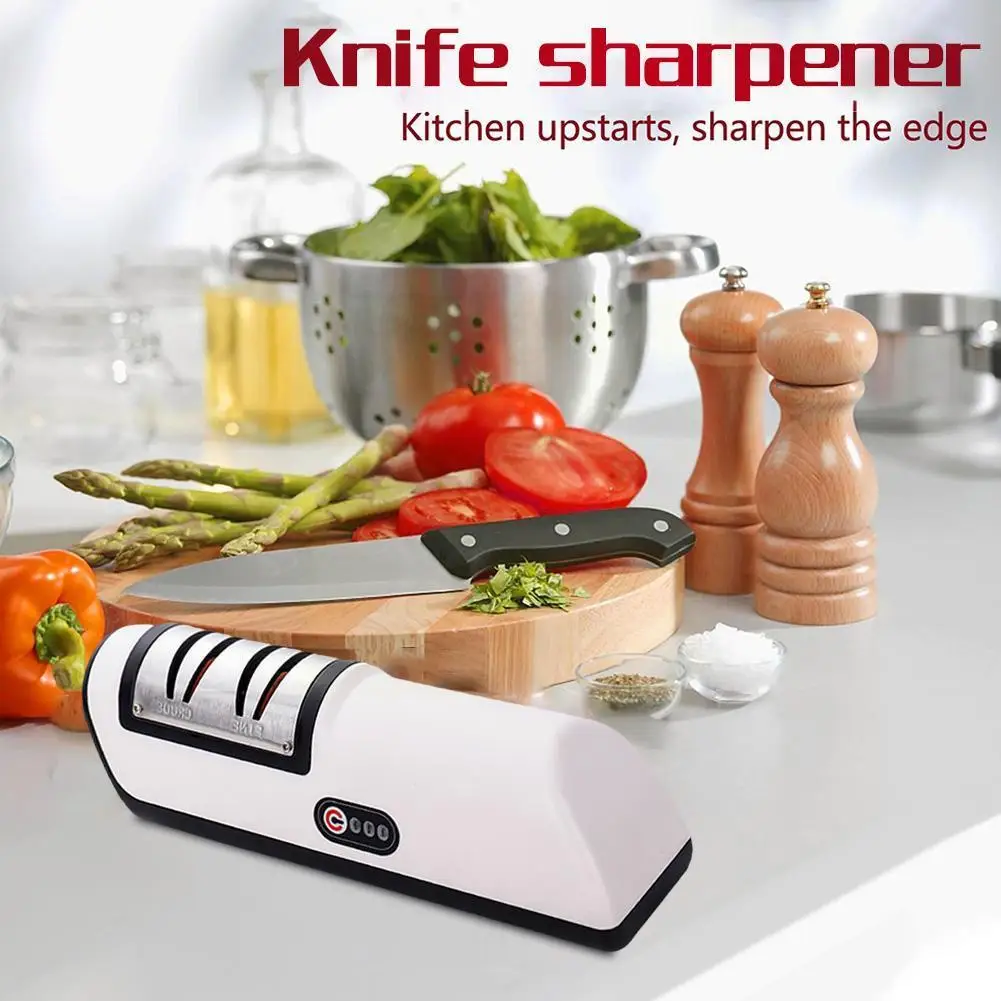 Электрическая точилка для ножей, автоматическая регулируемая перезаряжаемая ножница, быстрый кухонный шлифовальный инструмент, домашние ножи, кухонная точилка B7M3
Электрическая точилка для ножей, автоматическая регулируемая перезаряжаемая ножница, быстрый кухонный шлифовальный инструмент, домашние ножи, кухонная точилка B7M3