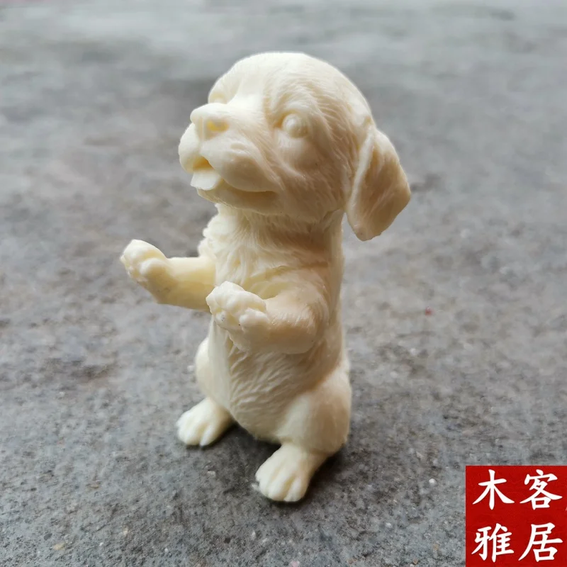 Ivory Nut Dog Zodiac Small Wangcai Dog Doll Adorable Pet Creative Interior Ornament Car Decoration Crafts
Ivory Nut Dog Zodiac Small Wangcai Dog Doll Adorable Pet Creative Interior Ornament Car Decoration Crafts