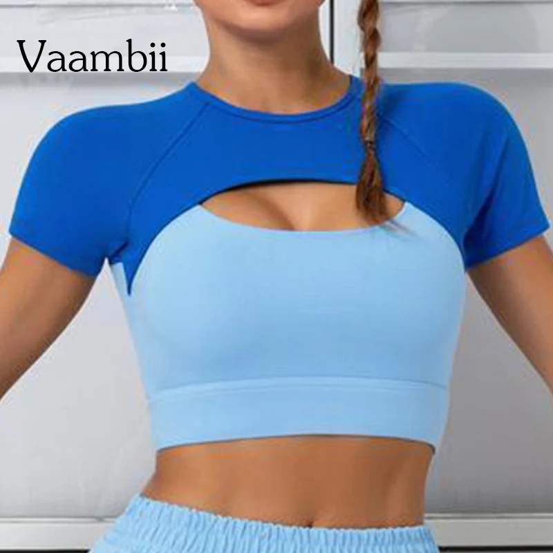Short Sleeve Yoga Shirts Crop Running Sports Gym Tops Fitness Running Moisture Breathable Workout Top Workout Clothes For Women
Short Sleeve Yoga Shirts Crop Running Sports Gym Tops Fitness Running Moisture Breathable Workout Top Workout Clothes For Women
