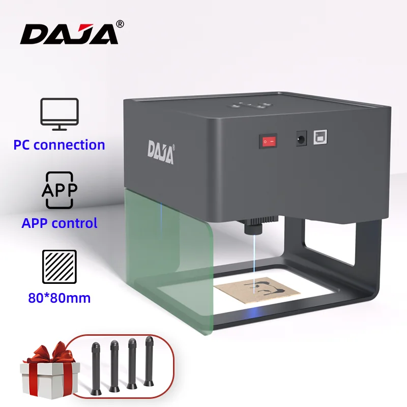

Лазерный гравер DAJA с ЧПУ Diy DJ6, лазерный гравировальный станок 3000 МВт, быстрый мини-принтер для логотипа и маркировки, резак для деревообрабо...