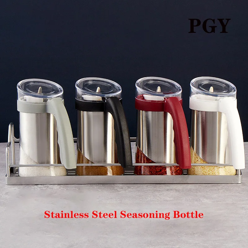 PGY Seasoning Bottle Oil Bottle Large-Capacity Glass Oil Pot Stainless Steel Seasoning Bottle Salt Jar Soy Sauce Vinegar Pot
PGY Seasoning Bottle Oil Bottle Large-Capacity Glass Oil Pot Stainless Steel Seasoning Bottle Salt Jar Soy Sauce Vinegar Pot
