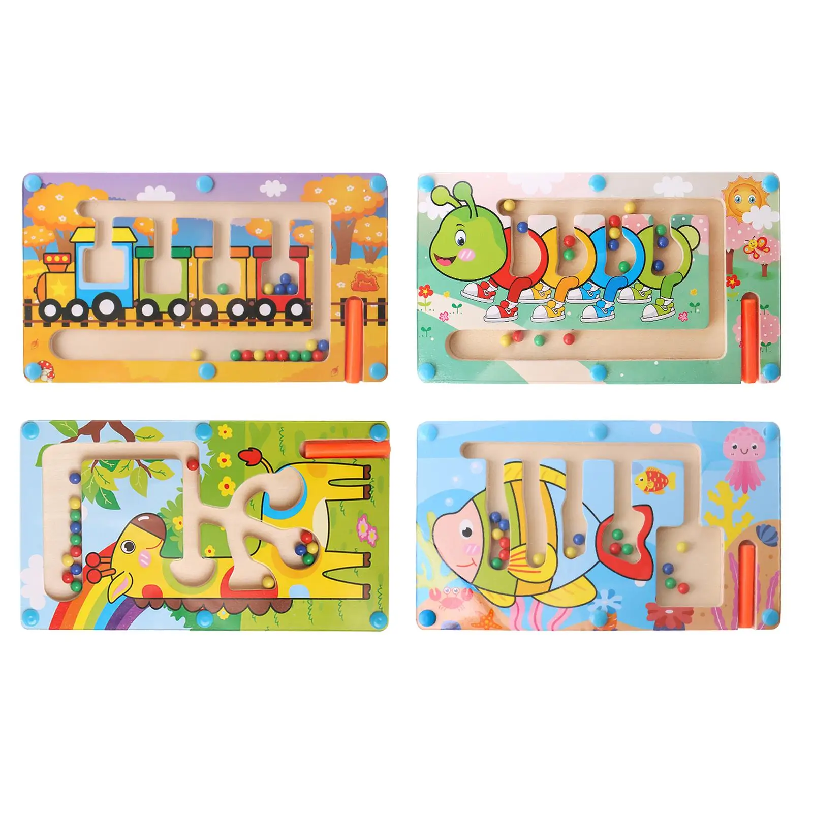 Maze Magnetic Puzzle Game Fine Motor Skills Brain Teaser Puzzles Early Learning for Novelty Gift Birthday Party Kids Children
Maze Magnetic Puzzle Game Fine Motor Skills Brain Teaser Puzzles Early Learning for Novelty Gift Birthday Party Kids Children