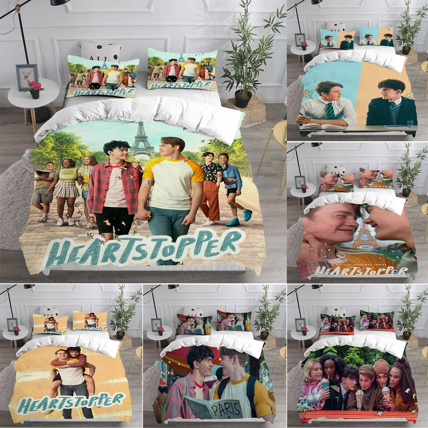 TV Heartstopper Bedding Sets 3D Print Comforter Quilt Bed Cover Duvet Cover Pillow Case 2-3 Pieces Sets Kids Adult Size
TV Heartstopper Bedding Sets 3D Print Comforter Quilt Bed Cover Duvet Cover Pillow Case 2-3 Pieces Sets Kids Adult Size