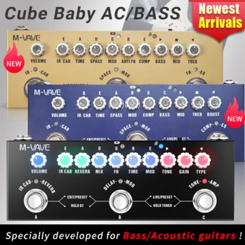 CUVAVE/M-VAVE Baby Cube Electric Guitar Effective Bass Combination Effect Portable Multifunctional Electric Guitar
CUVAVE/M-VAVE Baby Cube Electric Guitar Effective Bass Combination Effect Portable Multifunctional Electric Guitar
