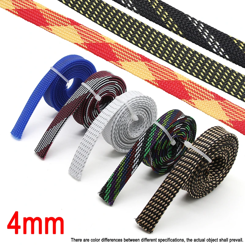 5/10/20/50/100M PET Braided Sleeve 4mm High Density Insulated Cable Protection Expandable Sheath Cable Sleeve
5/10/20/50/100M PET Braided Sleeve 4mm High Density Insulated Cable Protection Expandable Sheath Cable Sleeve