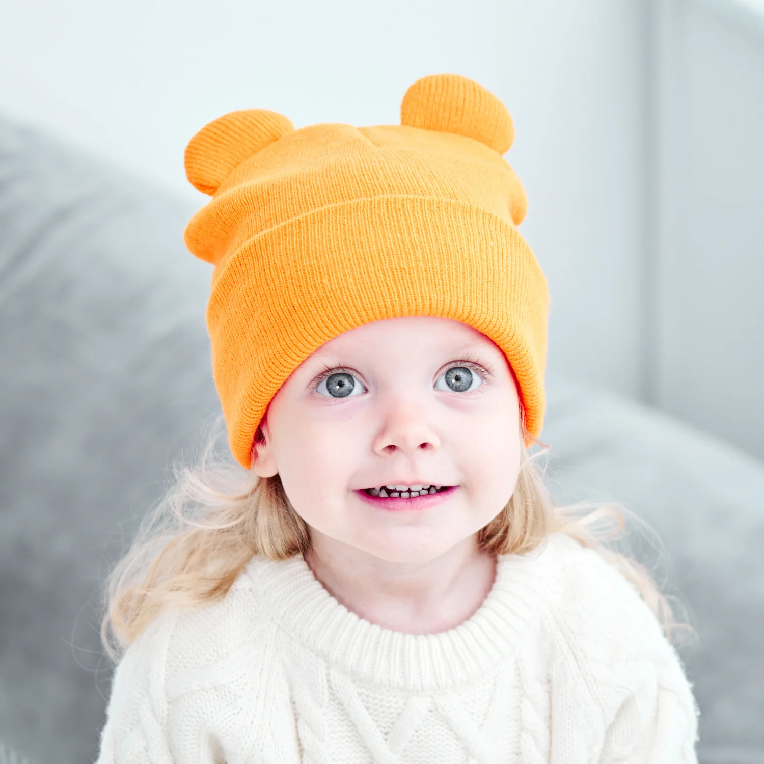 Solid Color Baby Beanies Cartoon Ear Toddler Crochet Bonnet Autumn Winter Warm Ear Protection Skullies Cap Children Knitted Hat
Solid Color Baby Beanies Cartoon Ear Toddler Crochet Bonnet Autumn Winter Warm Ear Protection Skullies Cap Children Knitted Hat