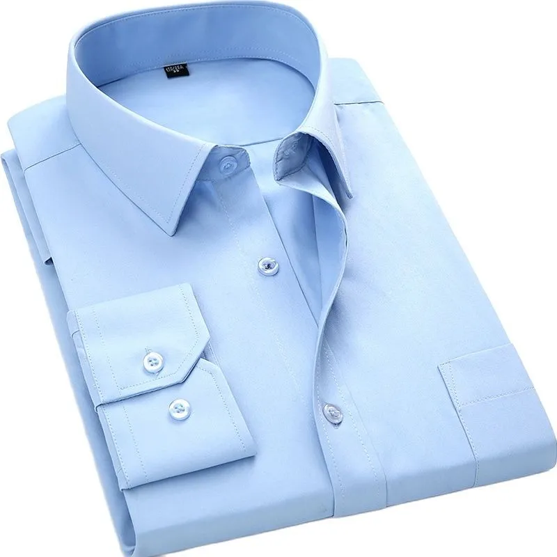 2022 Single Patch Pocket Formal Business Standard Office Men's Classic Long Sleeve Solid Basic Dress ShirtsSIZE 47 48
2022 Single Patch Pocket Formal Business Standard Office Men's Classic Long Sleeve Solid Basic Dress ShirtsSIZE 47 48