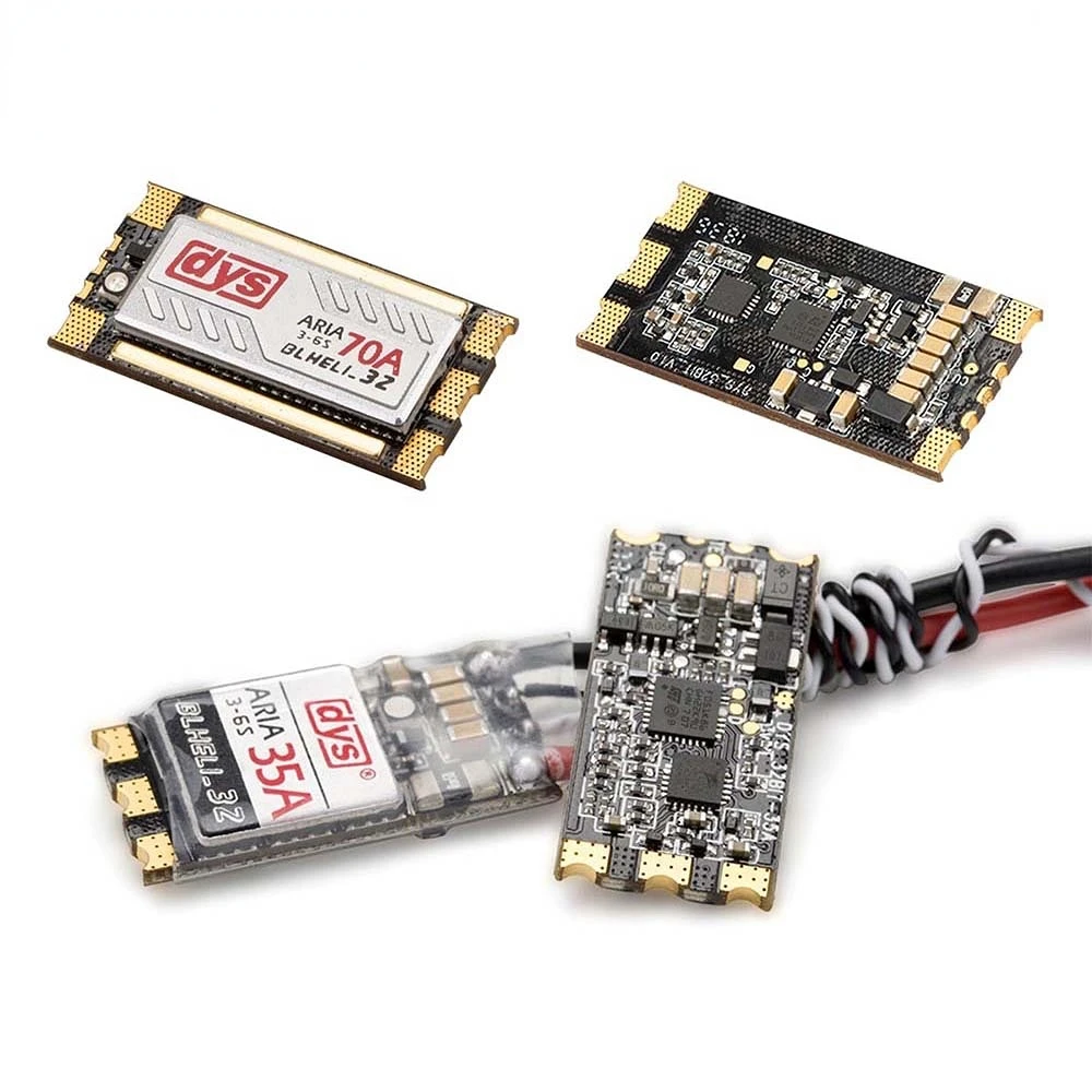 DYS 35A AM32 70A Brushless ESC RC Drone ESC 3-6S BLheli_32bit for Dshot150/300/600/1200 FPV Racing Quadcopter RC Crawler Parts
DYS 35A AM32 70A Brushless ESC RC Drone ESC 3-6S BLheli_32bit for Dshot150/300/600/1200 FPV Racing Quadcopter RC Crawler Parts