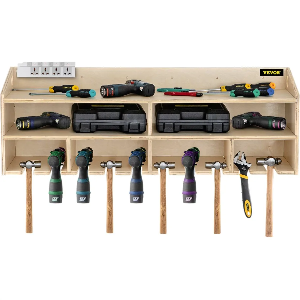 Power Tool Organizer Drill Wall Tool Holder 10 Slots 2-shelf Wall Mounted Free Shipping
Power Tool Organizer Drill Wall Tool Holder 10 Slots 2-shelf Wall Mounted Free Shipping