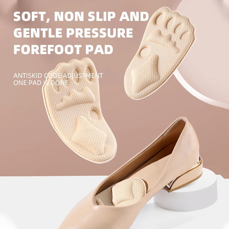 Forefoot Insole Memory Foam Insole Non-Slip Insole Shoe Size Reduction Padding High Heels Pain Relief Insole Self Adhesive Sole
Forefoot Insole Memory Foam Insole Non-Slip Insole Shoe Size Reduction Padding High Heels Pain Relief Insole Self Adhesive Sole