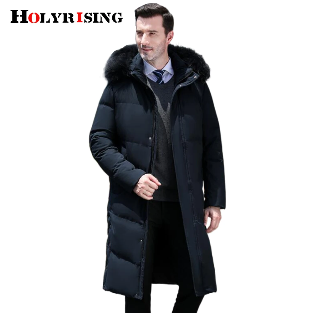 Holyrising Men Long natural Raccoon Fur Down coat 90% White Duck Down Coat Men Winter Outwear White Jacket Hooded Overcoat Mens
Holyrising Men Long natural Raccoon Fur Down coat 90% White Duck Down Coat Men Winter Outwear White Jacket Hooded Overcoat Mens