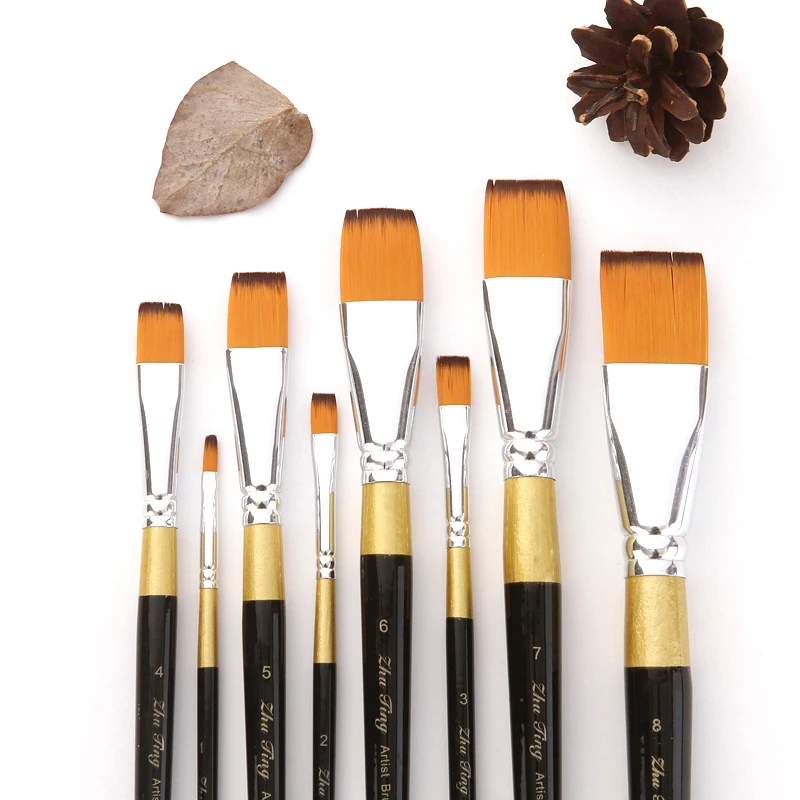 8 Pcs Nylon Hair Artist Painting Brush Professional Paint Brushes Different Shape Acrylic Oil Watercolor Pen Art Supplies
8 Pcs Nylon Hair Artist Painting Brush Professional Paint Brushes Different Shape Acrylic Oil Watercolor Pen Art Supplies
