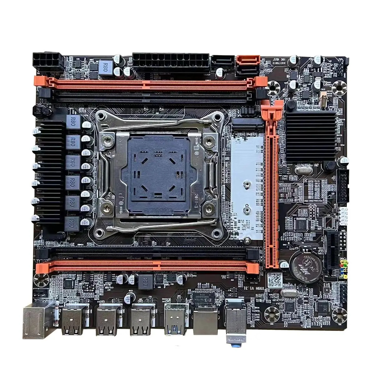 X99H Desktop Motherboard B85 Chip LGA2011-V3 DDR3X4 ECC Server Memory Slot M.2 NVME PCI-E 3.0 X16 SATA3.0 for PC
X99H Desktop Motherboard B85 Chip LGA2011-V3 DDR3X4 ECC Server Memory Slot M.2 NVME PCI-E 3.0 X16 SATA3.0 for PC