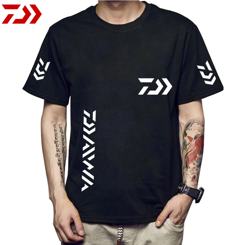 DAIWA Fishing T-Shirt Summer New Fashion Cotton Print Loose Men's Women's Short Sleeves Casual Outdoor Yamato Sportswear Tops
DAIWA Fishing T-Shirt Summer New Fashion Cotton Print Loose Men's Women's Short Sleeves Casual Outdoor Yamato Sportswear Tops
