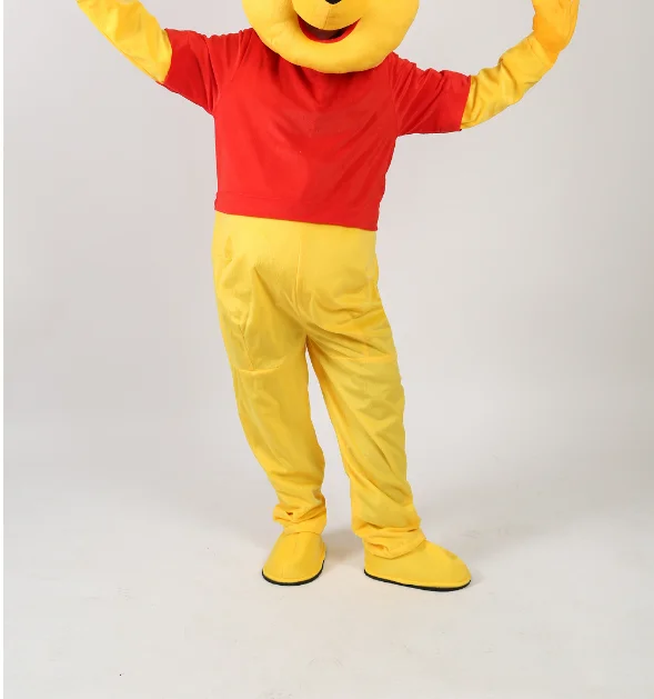 

Cartoon Very Cute Yellow Bear Mascot Costume Adult Dress Character Unisex Outfit High Quality Cartoon Character Unisex Clothing