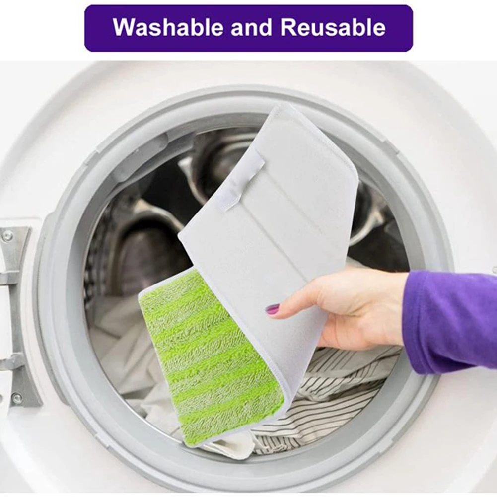 5 Pack Reusable Washable Mop Pads Replacement Pads Green Mopping Cloths For Swiffer Wet Jet Mopping Cloths Clenaing Tool 29x15cm
5 Pack Reusable Washable Mop Pads Replacement Pads Green Mopping Cloths For Swiffer Wet Jet Mopping Cloths Clenaing Tool 29x15cm