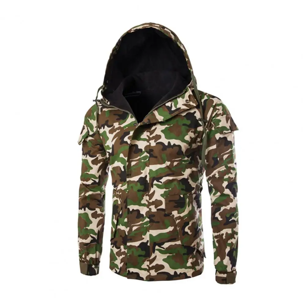 Men Outerwear Hooded Autumn Winter Coldproof Windproof Cotton Padded Jacket Men Windbreaker for Daily Wear
Men Outerwear Hooded Autumn Winter Coldproof Windproof Cotton Padded Jacket Men Windbreaker for Daily Wear