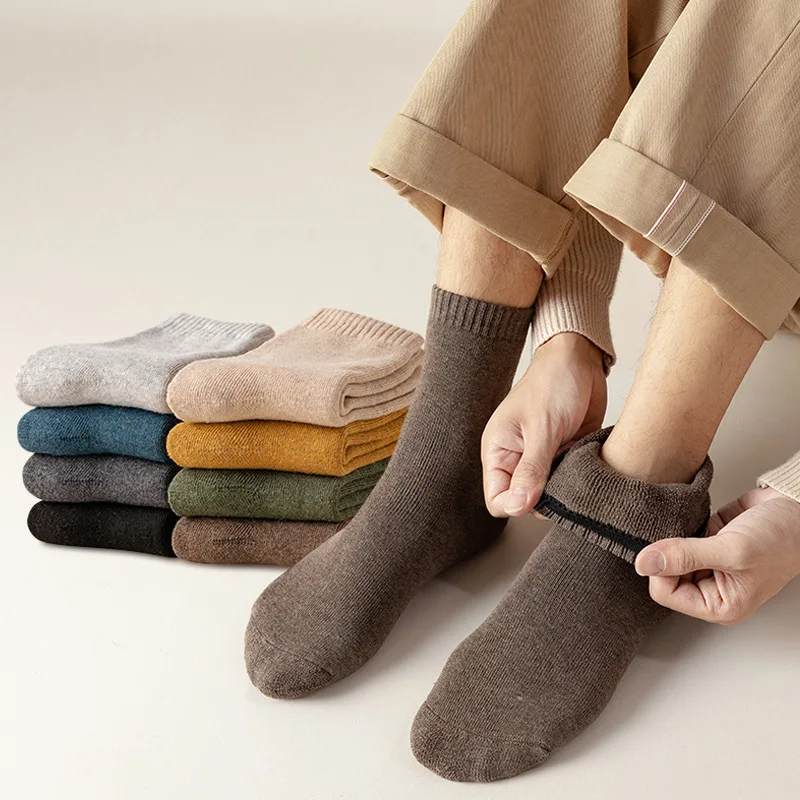 Ins Tide Men's Socks Winter Thickened Velvet Towel Socks Solid Color Men's Socks Warm Cotton Socks Long Tube Socks
Ins Tide Men's Socks Winter Thickened Velvet Towel Socks Solid Color Men's Socks Warm Cotton Socks Long Tube Socks