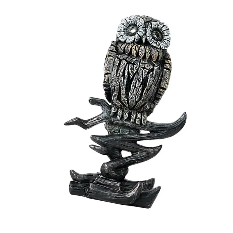 

Home Decoration Craft Ornament Owl Tabletop Statue Ornament Resin Crafts Desktop Ornaments Owl Eagle Exhibition Gardening