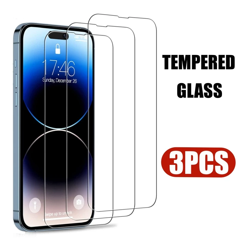 3Pcs Tempered Glass for IPhone 14 13 12 11 Pro Max Screen Protector Protective Glass for IPhone 12 13 Mini XS MAX XR SE SE3 2022 
3Pcs Tempered Glass for IPhone 14 13 12 11 Pro Max Screen Protector Protective Glass for IPhone 12 13 Mini XS MAX XR SE SE3 2022