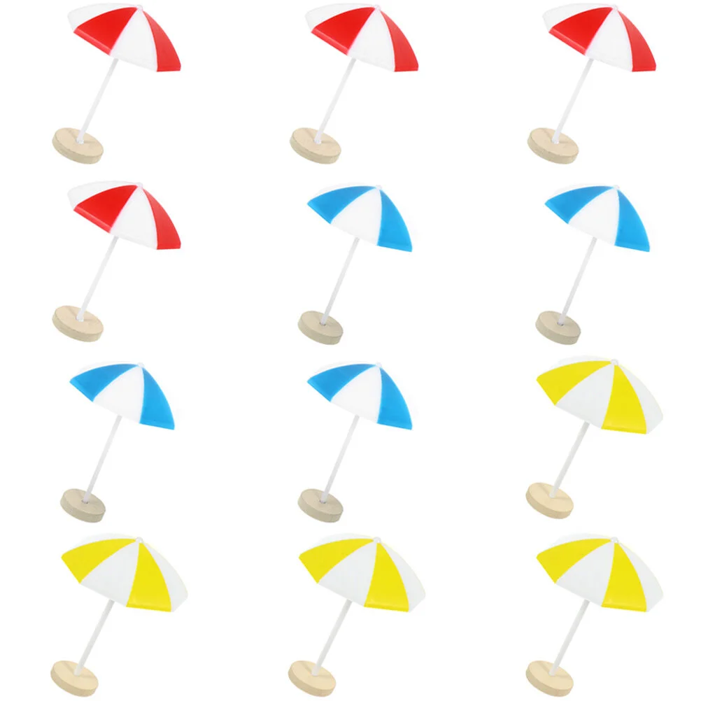 12 Pcs Mini Parasol Ornament Accessories Miniature Umbrella Toys Beach Sun House Decors Micro Landscape Resin Furniture
12 Pcs Mini Parasol Ornament Accessories Miniature Umbrella Toys Beach Sun House Decors Micro Landscape Resin Furniture
