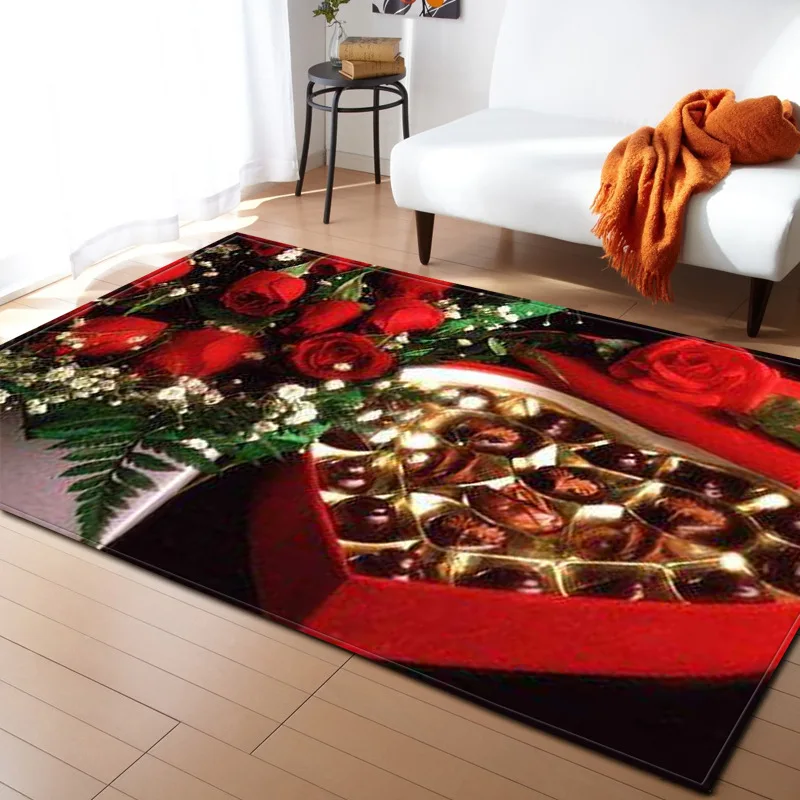 Valentine'S Day Print Pattern Rug Bedroom Decorative Rug Rug Living Room Coffee Table Anti-Slip Floor Mat Washable Rug
Valentine'S Day Print Pattern Rug Bedroom Decorative Rug Rug Living Room Coffee Table Anti-Slip Floor Mat Washable Rug