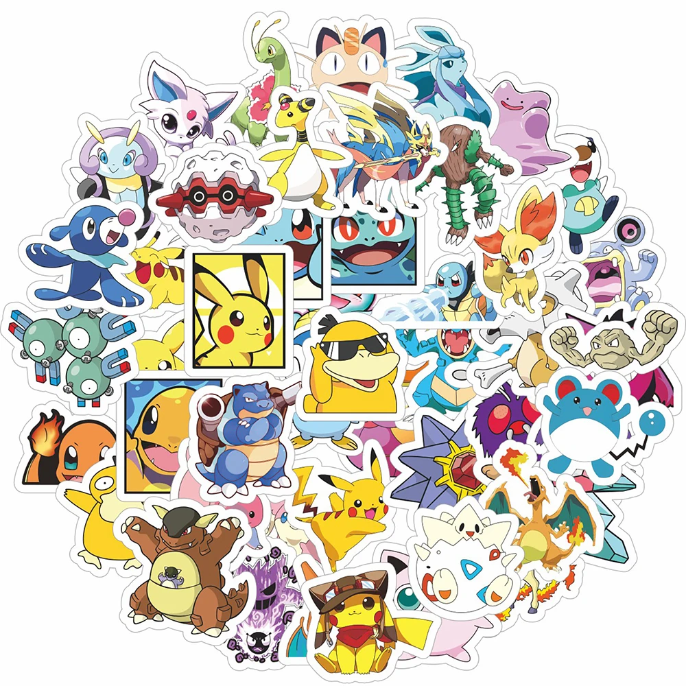 10/30/50pcs Cute Cartoon Pokemon Anime Stickers DIY Motorcycle Luggage Guitar Skateboard Classic Toy Funny Sticker Decal Gift
10/30/50pcs Cute Cartoon Pokemon Anime Stickers DIY Motorcycle Luggage Guitar Skateboard Classic Toy Funny Sticker Decal Gift