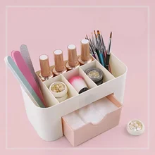 Bedroom drawer cosmetics storage box desktop jewelry skincare products sorting box dormitory compartment dressing box