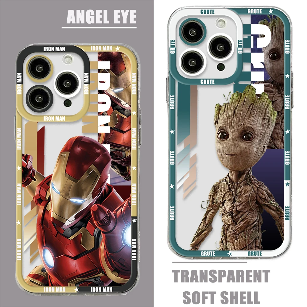 Marvel superhero Iron Man Phone Case For Xiaomi Redmi Note 12C 11 10 Pro Plus 10C 9C 9T K30 K40 K50 K60 4G 5G Transparent Capa
Marvel superhero Iron Man Phone Case For Xiaomi Redmi Note 12C 11 10 Pro Plus 10C 9C 9T K30 K40 K50 K60 4G 5G Transparent Capa