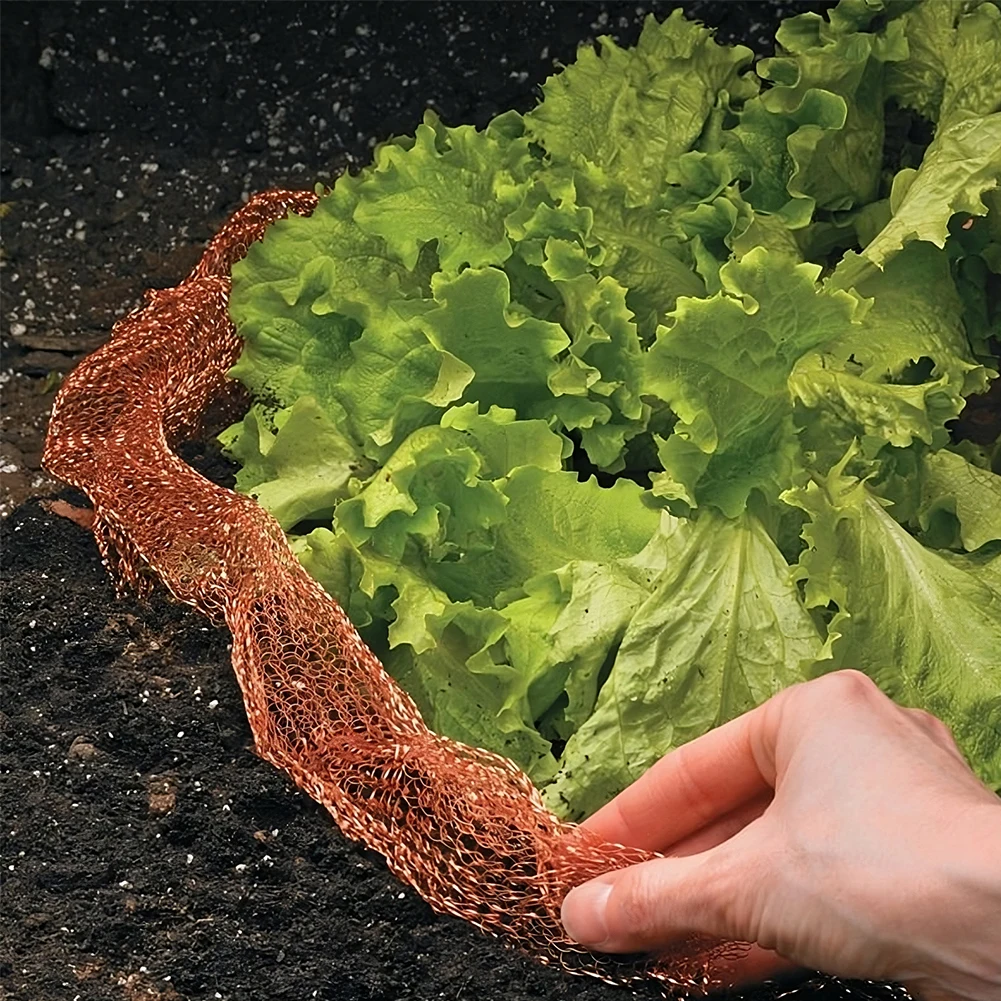 30 Feet Yard Slug DIY Copper Mesh Mouse Control Fill Fabric Cracks Roll Snail Repellent For Gardening Hole Blocking Home Gaps
30 Feet Yard Slug DIY Copper Mesh Mouse Control Fill Fabric Cracks Roll Snail Repellent For Gardening Hole Blocking Home Gaps